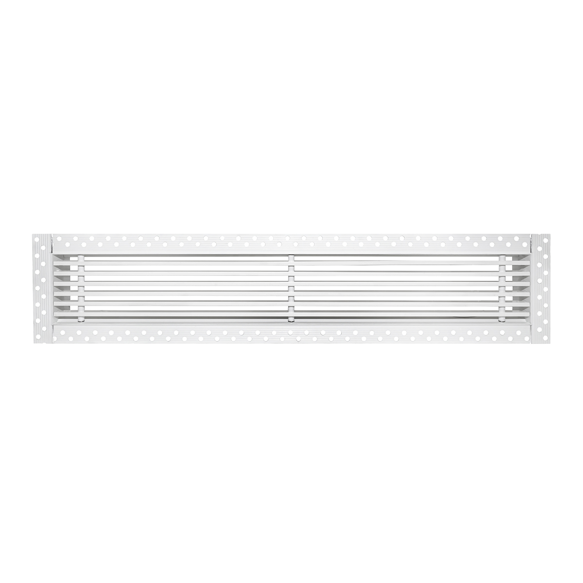 Дизайнерская съемная решетка для скрытого монтажа Brofer FUTURE-10 600x100 белая