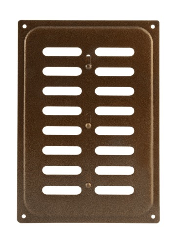 Решетка с заслонкой (заглушкой) 165х240 мм Старая Медь